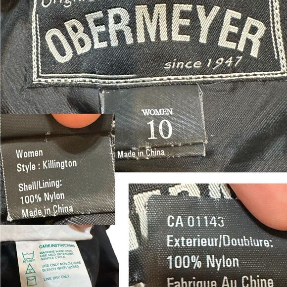 Obermeyer Winter Snow Ski Snowboard Pants Black Size 10 - Picture 12 of 13